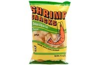 Crunchy Shrimp Snacks with Onion & Garlic Flavor - 2.5oz (Pack of 3) | Delicious Seafood Snack for Parties, Office, or On-the-Go
