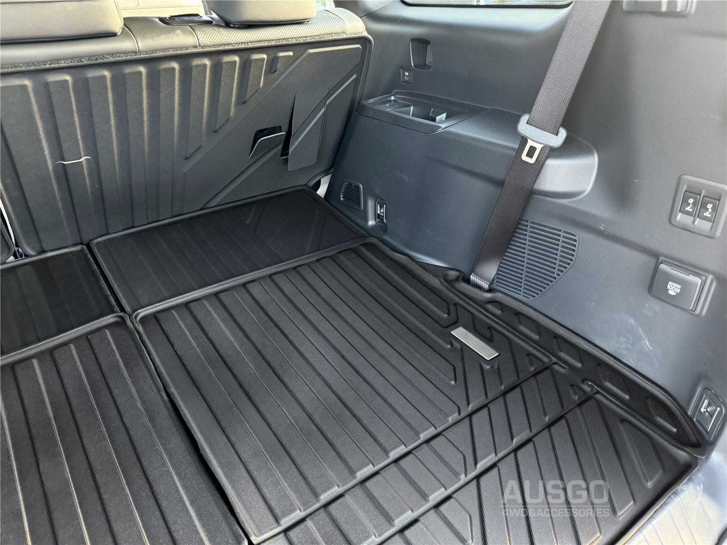 2024 Lexus GX550 Boot Liner & Kick Mats - Heavy Duty Cargo Trunk Protector for SUVs | Waterproof & Anti-Slip Interior Accessories for Road Trips & Family Travel