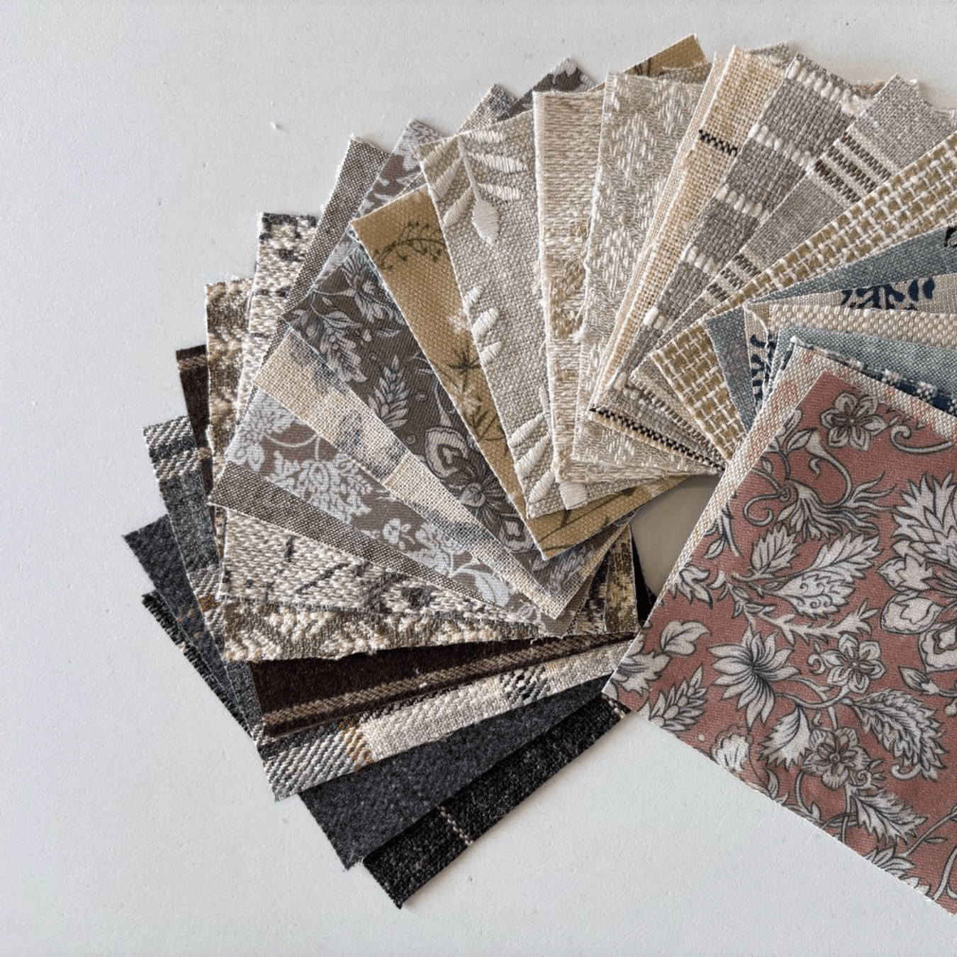 Premium Fabric Swatch Samples for Upholstery & Sewing - High-Quality Material Swatches for DIY, Fashion Design & Home Decor Projects