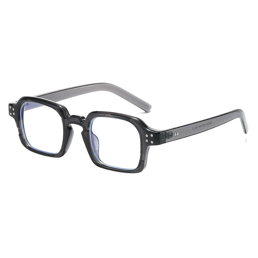 CCspace Women's Full Rim Square Polycarbonate Reading Glasses R57197 - Lightweight Blue Light Blocking Readers for Computer Work, Reading & Office Use