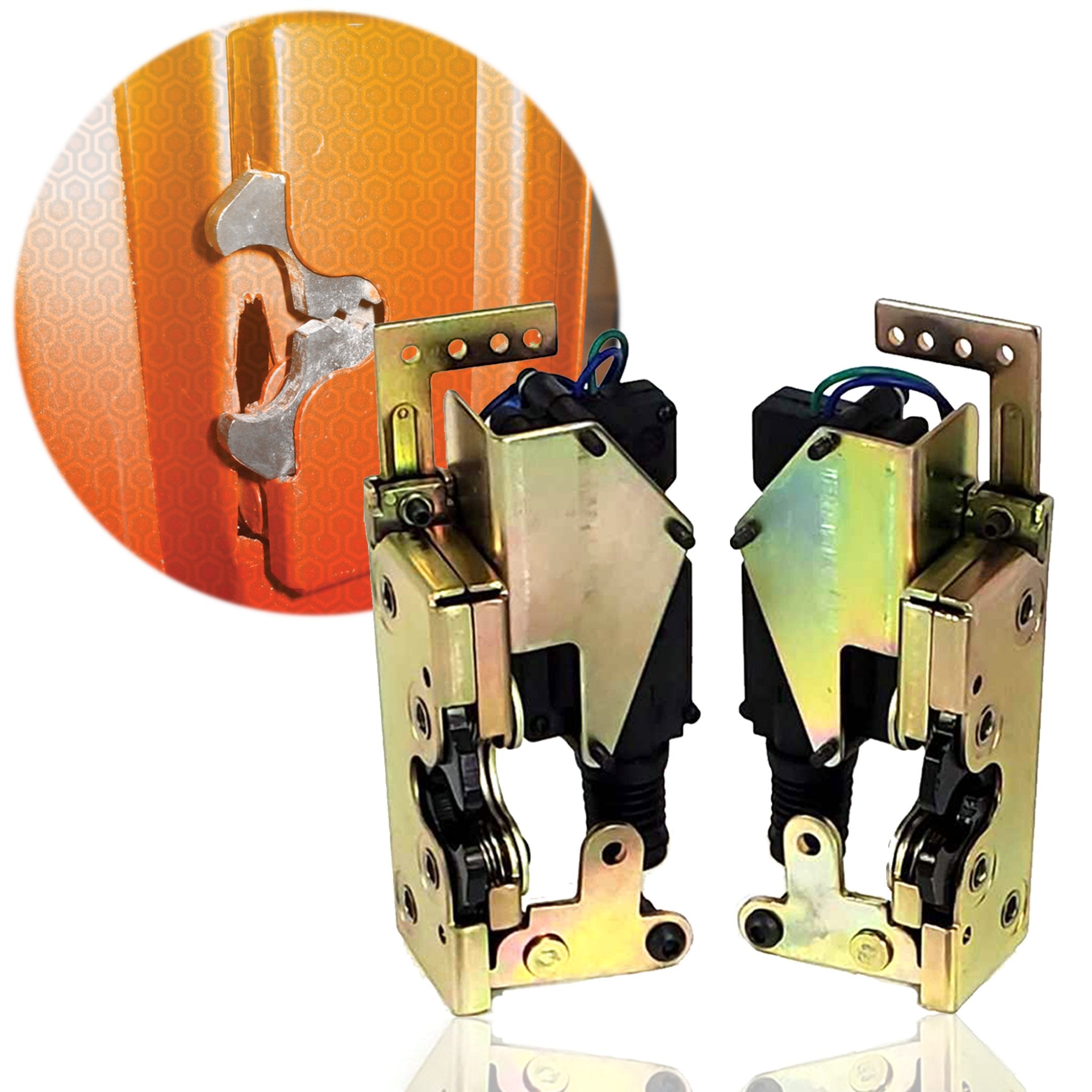1904 Rambler Model G Power Bear Claw Door Latch Kit - Heavy Duty Shaved Door Actuator with Locking Mechanism & Striker Bracket - Perfect for Classic Car Restoration & Custom Hot Rod Builds