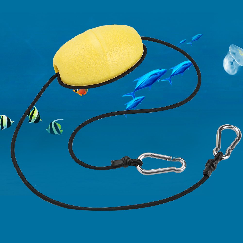 VGEBY Kayak Drift Anchor Kit with Nylon Rope & Stainless Steel Clips - Floating Buoy for Fishing, Boating, and Water Sports - Perfect for Kayaks, Canoes, and Small Boats