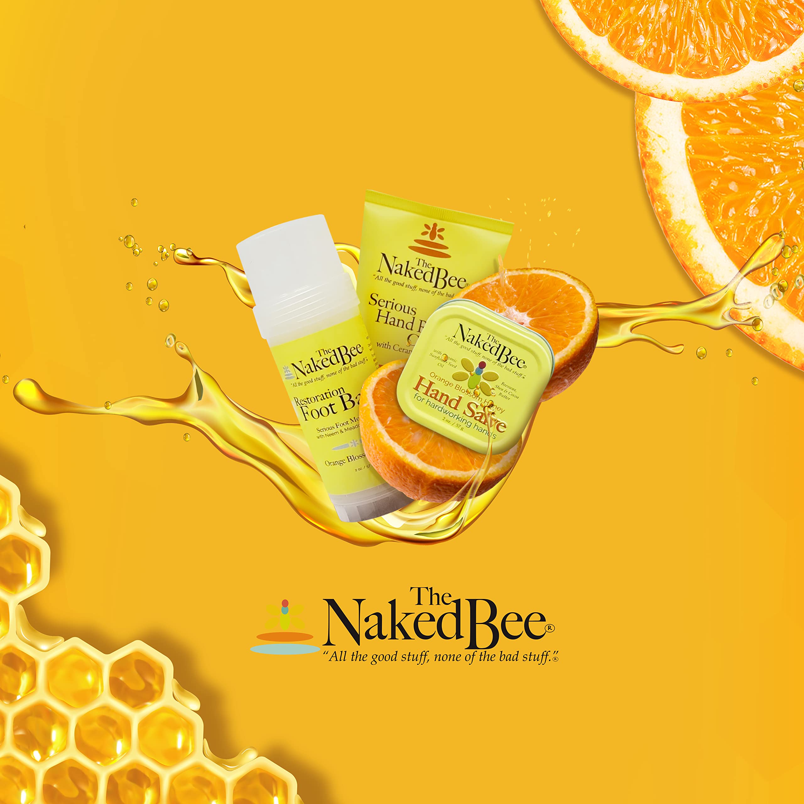 The Naked Bee Orange Blossom Honey Hand & Body Lotion - 6.7 oz | Natural Moisturizer for Dry Skin | Perfect for Daily Hydration & Gift Sets