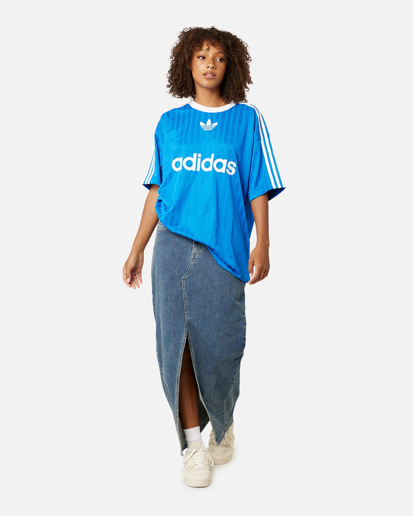 Adidas Adicolor T-Shirt - Better Bluebird - Men's Casual Short Sleeve Tee for Everyday Wear & Street Style