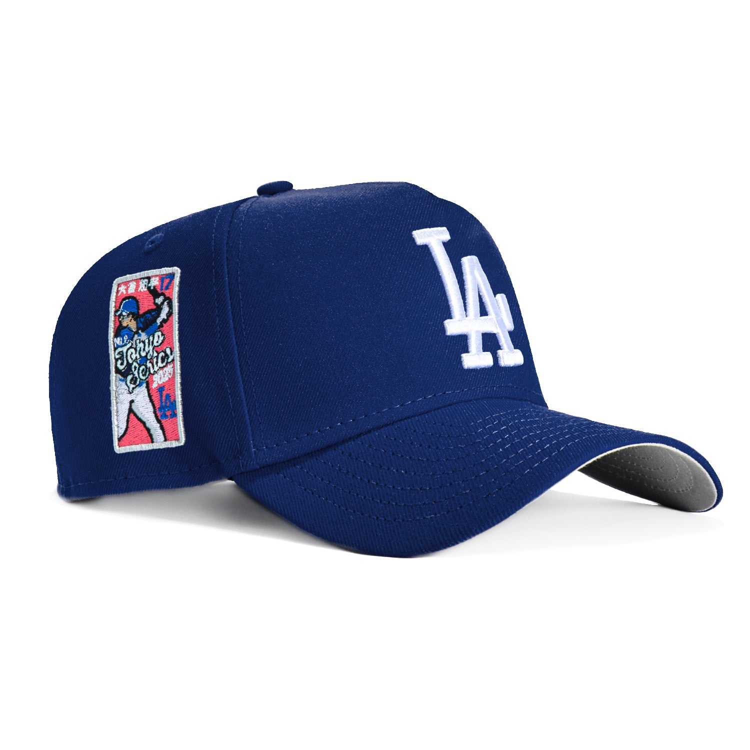 New Era 9Forty A-Frame Los Angeles Dodgers 2025 Tokyo Series Ohtani Patch Snapback Hat - Royal Blue Baseball Cap for Men & Women - Perfect for Games, Collecting & Streetwear Fashion