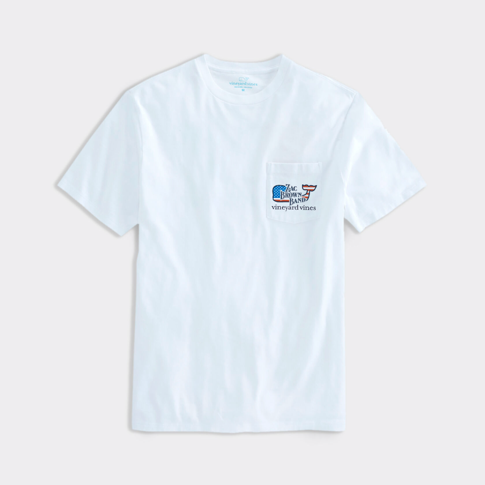 Zac Brown Band USA Short Sleeve T-Shirt for Men - Soft Cotton Band Tee - Perfect for Concerts, Casual Wear & Fan Gifts