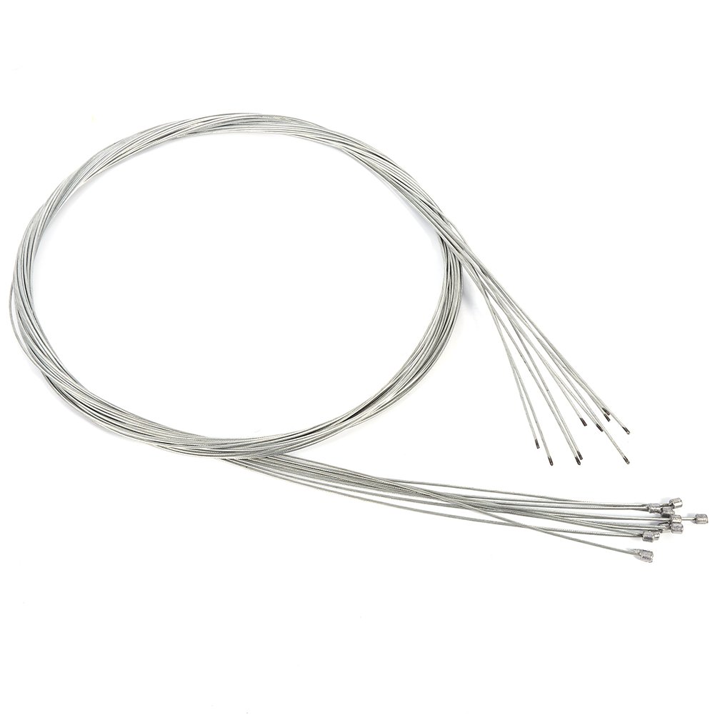 Premium 10pcs Bike Derailleur Shift Cables for Road & Mountain Bikes - High-Quality Inner Gear Shift Cables for Smooth Bicycle Repair & Maintenance - Perfect for Cycling Enthusiasts & Professional Mechanics