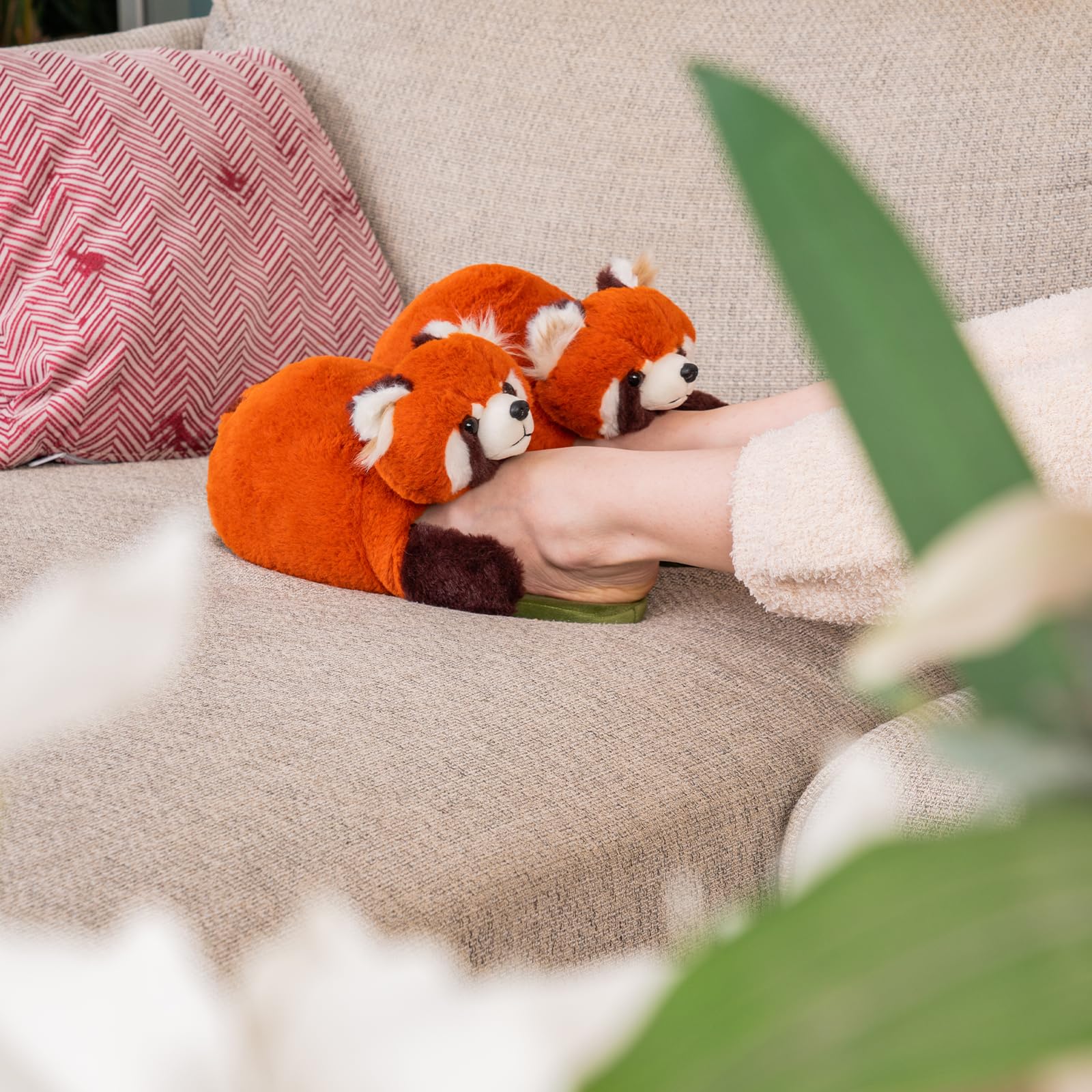 Funny Animal Slippers for Women - Cute Cartoon Fluffy House Slippers with Soft Memory Foam, Cozy Cotton Indoor Slides | Perfect Birthday Gifts for Her, Wife, Girlfriend - Great for Relaxing at Home, Lounging & Gift Giving Occasions