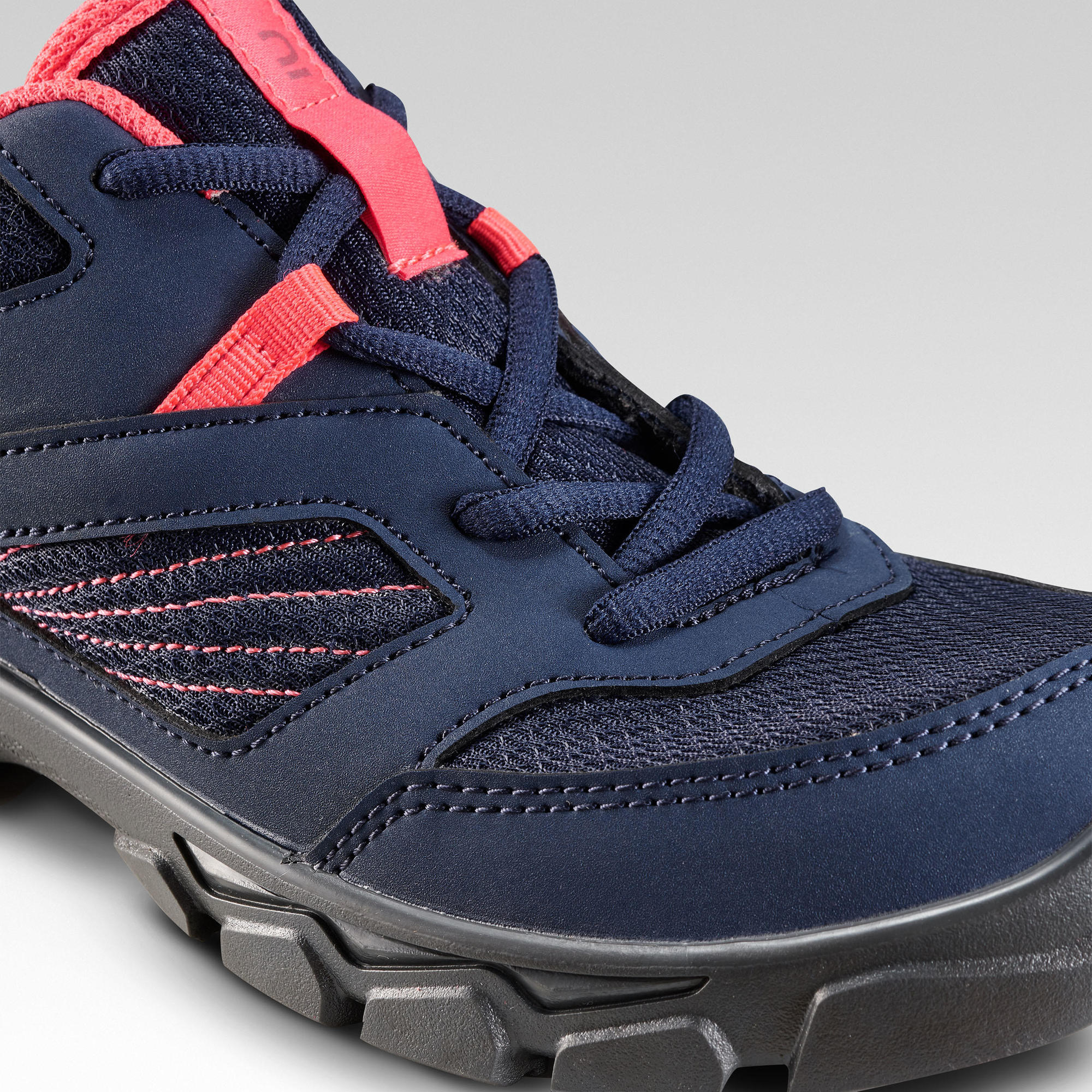 Quechua NH100 Kids' Hiking Shoes - Lightweight Waterproof Outdoor Footwear for Boys & Girls - Perfect for Trail Walking, Camping, and Mountain Adventures