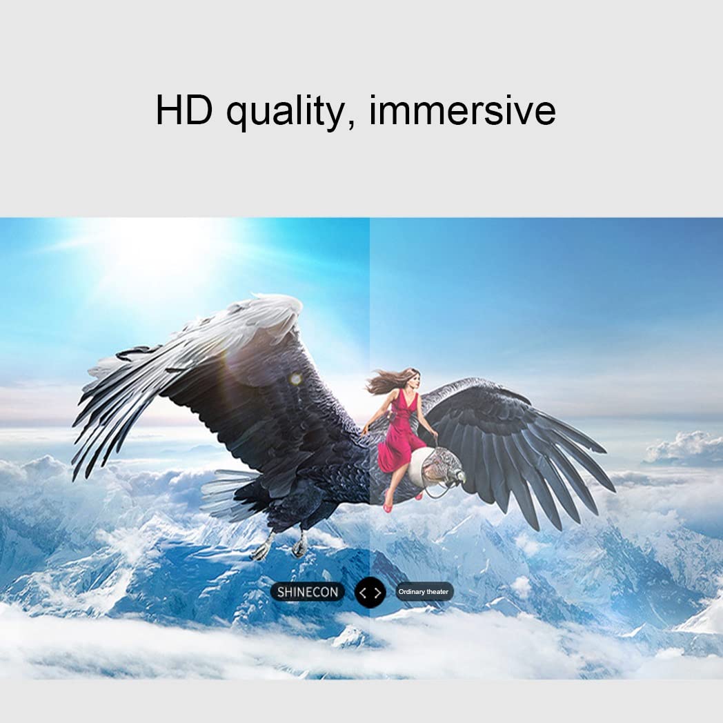 3D VR Headset for iPhone & Android - Bluetooth Controller Compatible with iPhone 13 Pro Max/13/12/11 & Samsung Galaxy S21/Huawei/Xiaomi - Immersive Virtual Reality Gaming & 360° Video Experience for Home Entertainment & Education