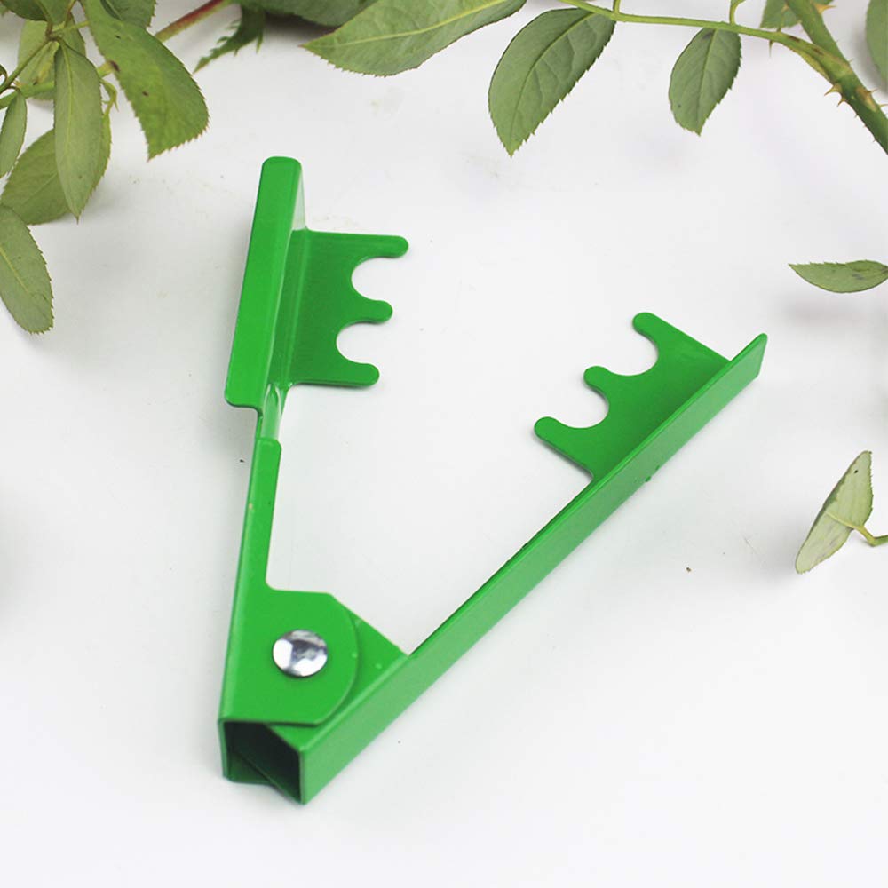Premium Rose Thorn Stripper Tool - Stainless Steel & Rubber Rose Thorn Remover for Home-Grown Roses - Safe & Easy Rose Leaves Stripper (Green) - Perfect for Gardeners, Florists & Rose Enthusiasts