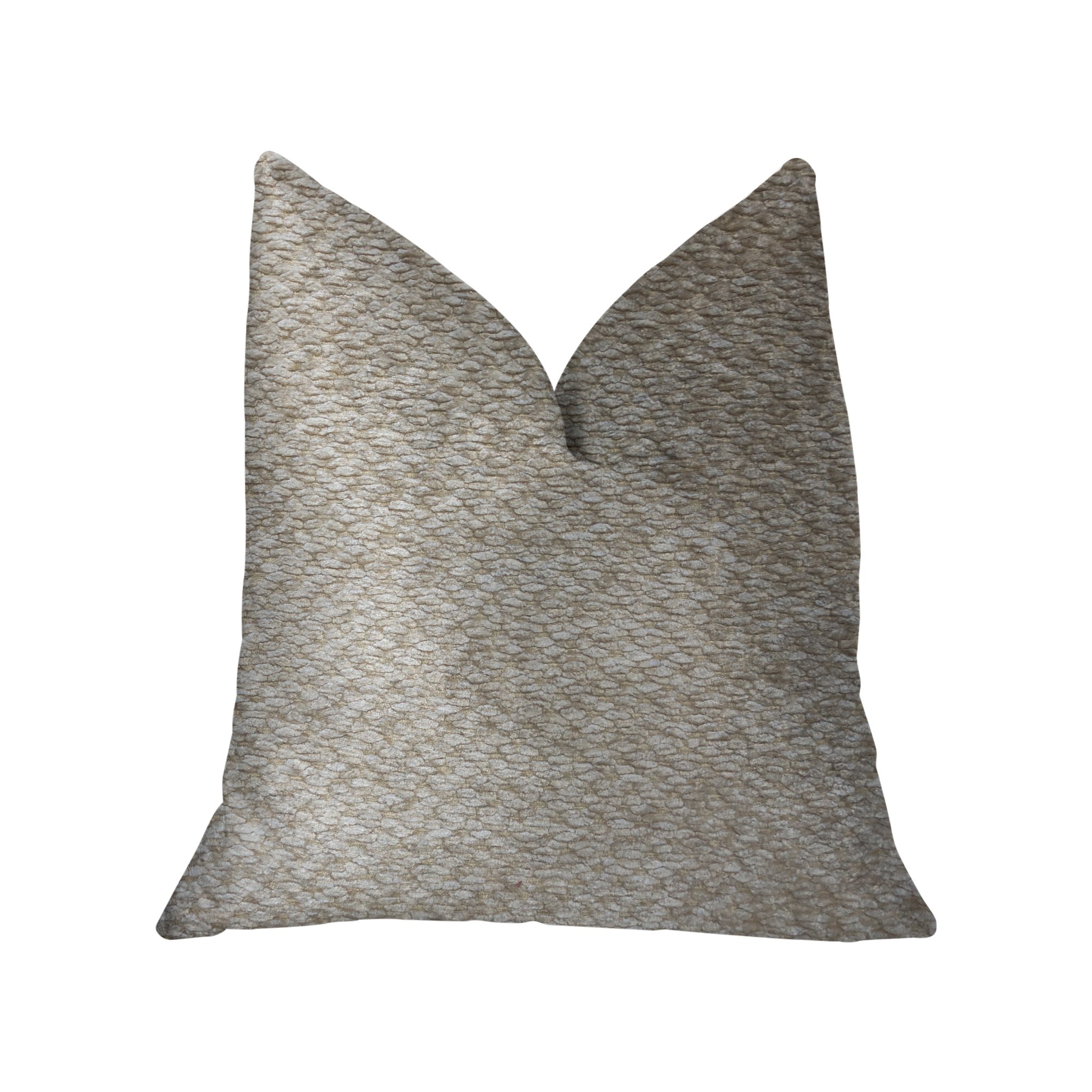 Plutus Crème Brulee Luxury Throw Pillow 16x16 Inches - Soft Decorative Cushion for Sofa, Bed & Home Decor - Elegant Living Room & Bedroom Accent Pillow
