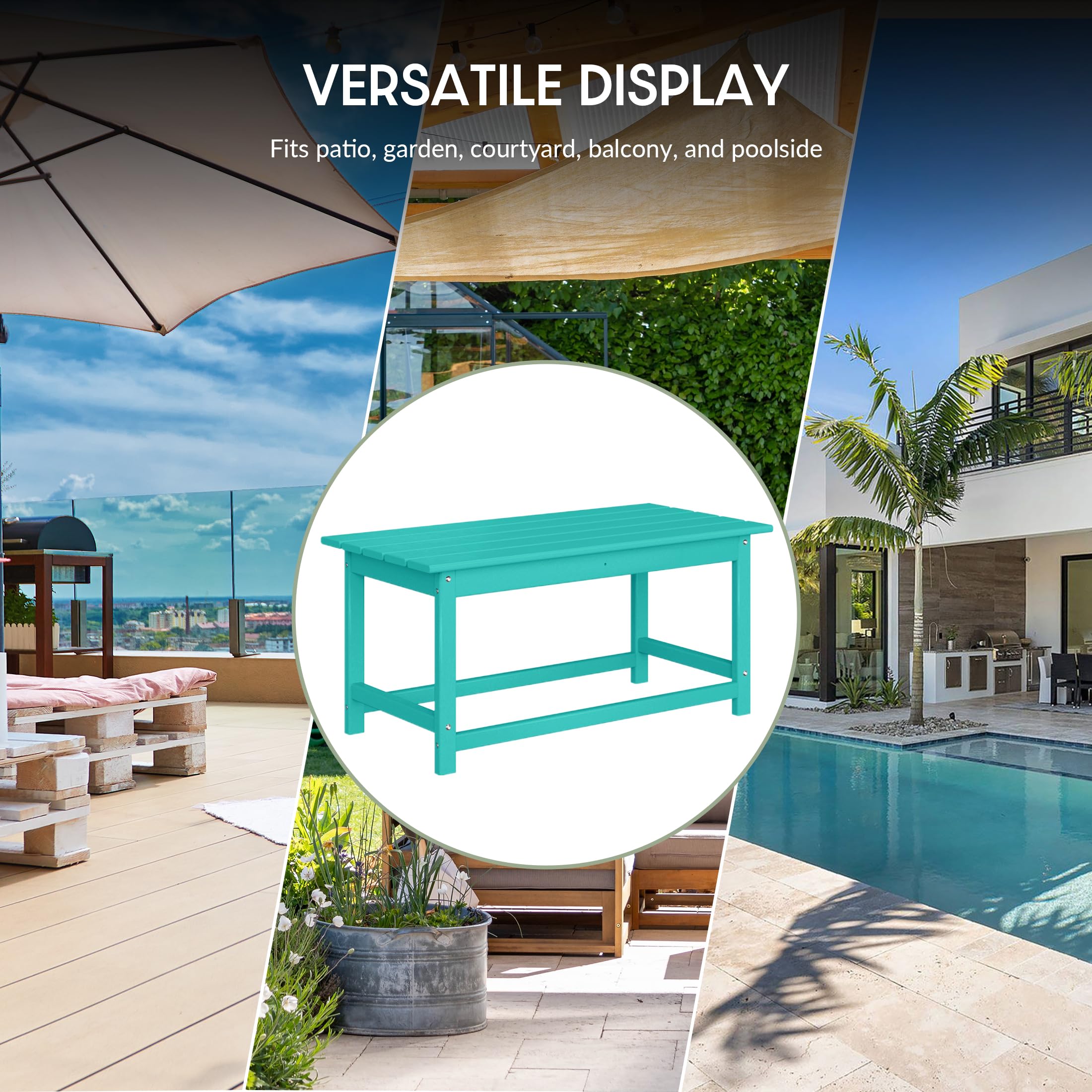 WestinTrends Malibu Outdoor Coffee Table - 35