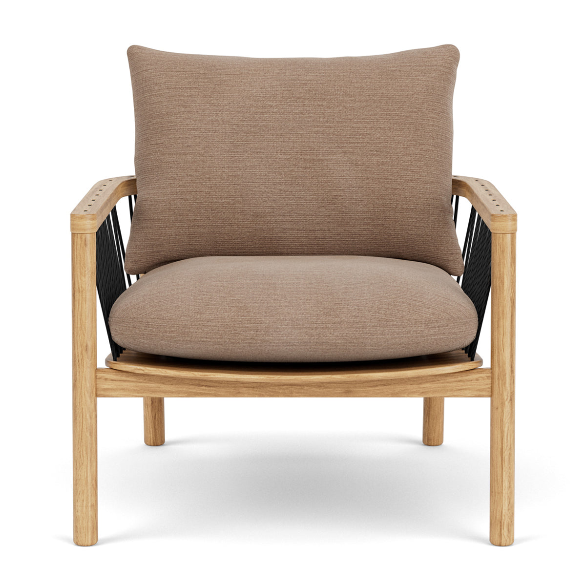 Enzo Fabric Armchair - Modern Upholstered Accent Chair for Living Room, Bedroom & Office - Comfortable Lounge Chair with Sturdy Wooden Legs - Perfect for Relaxing, Reading & Decorating