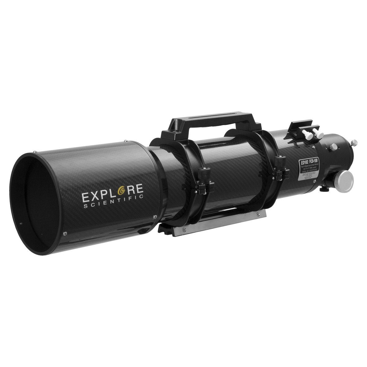 Explore Scientific 102mm F/7 Carbon Fiber Refractor Telescope - FCD100 Glass, 2.5