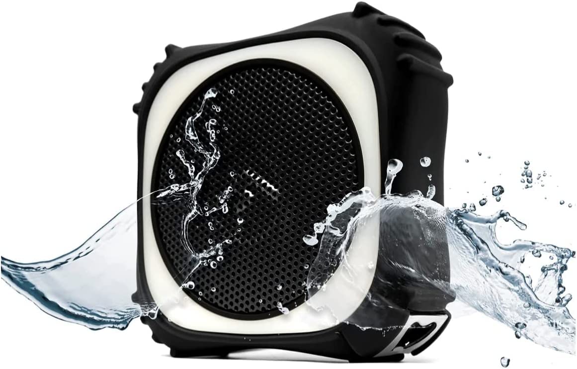 ECOXGEAR EcoEdge Pro GDI-EXEDGPRO403 Waterproof Floating Bluetooth Speaker - 20W Wireless Portable Speaker with Bottle Opener & LED Party Lights - Perfect for Pool Parties, Beach Outings & Outdoor Adventures (Black)
