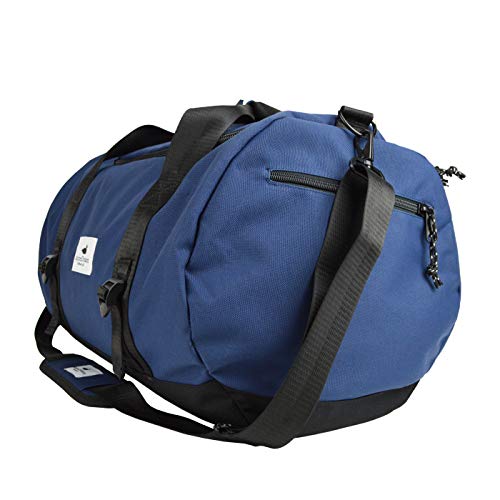 Alpine Division North Fork Duffel Bag - Waterproof Travel Duffel for Hiking, Camping & Gym - Navy Blue Outdoor Gear for Men & Women