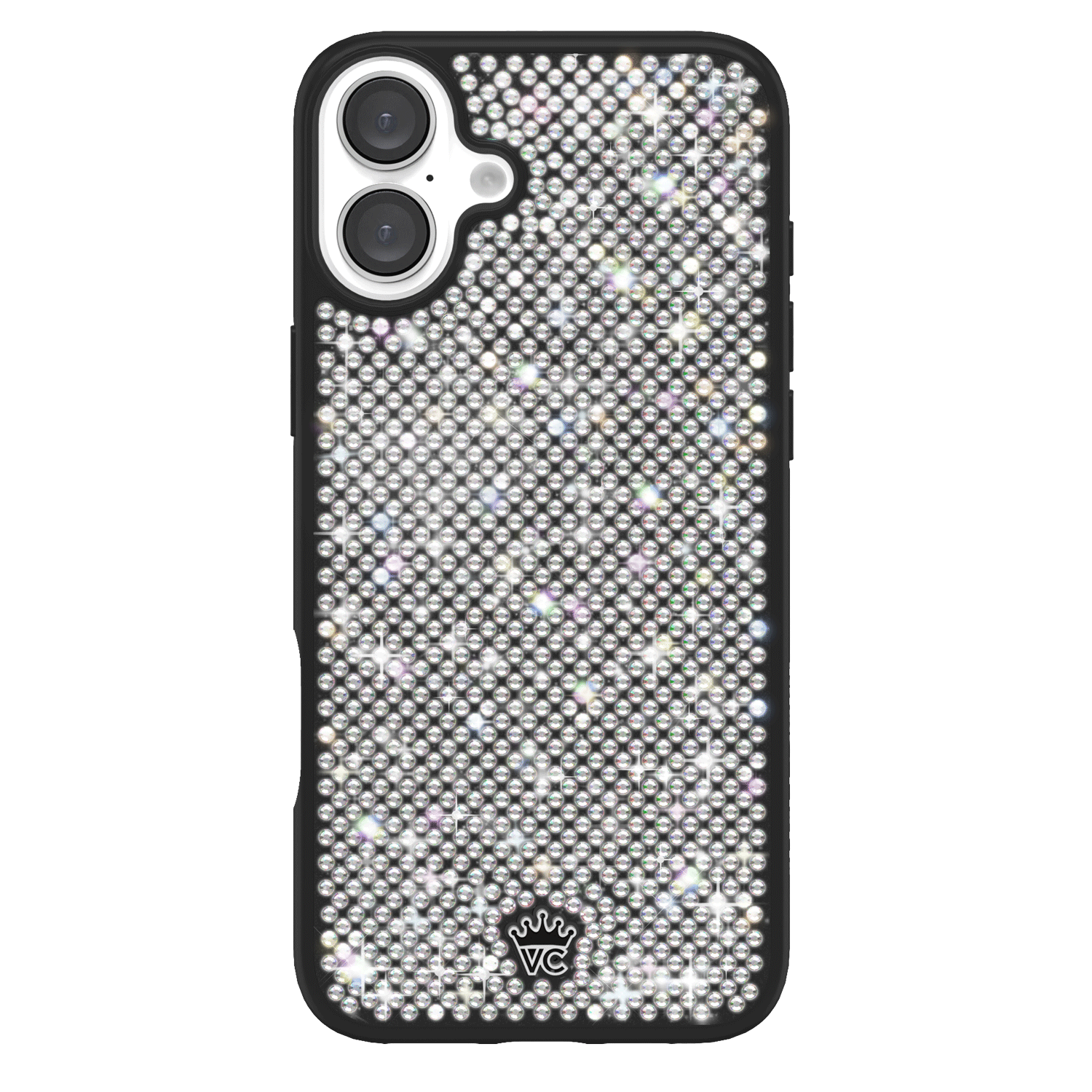Luxury Black Caviar Crystals iPhone Case - Elegant Protective Cover for iPhone 13/14/15 Pro Max | Perfect for Parties, Weddings & Special Occasions