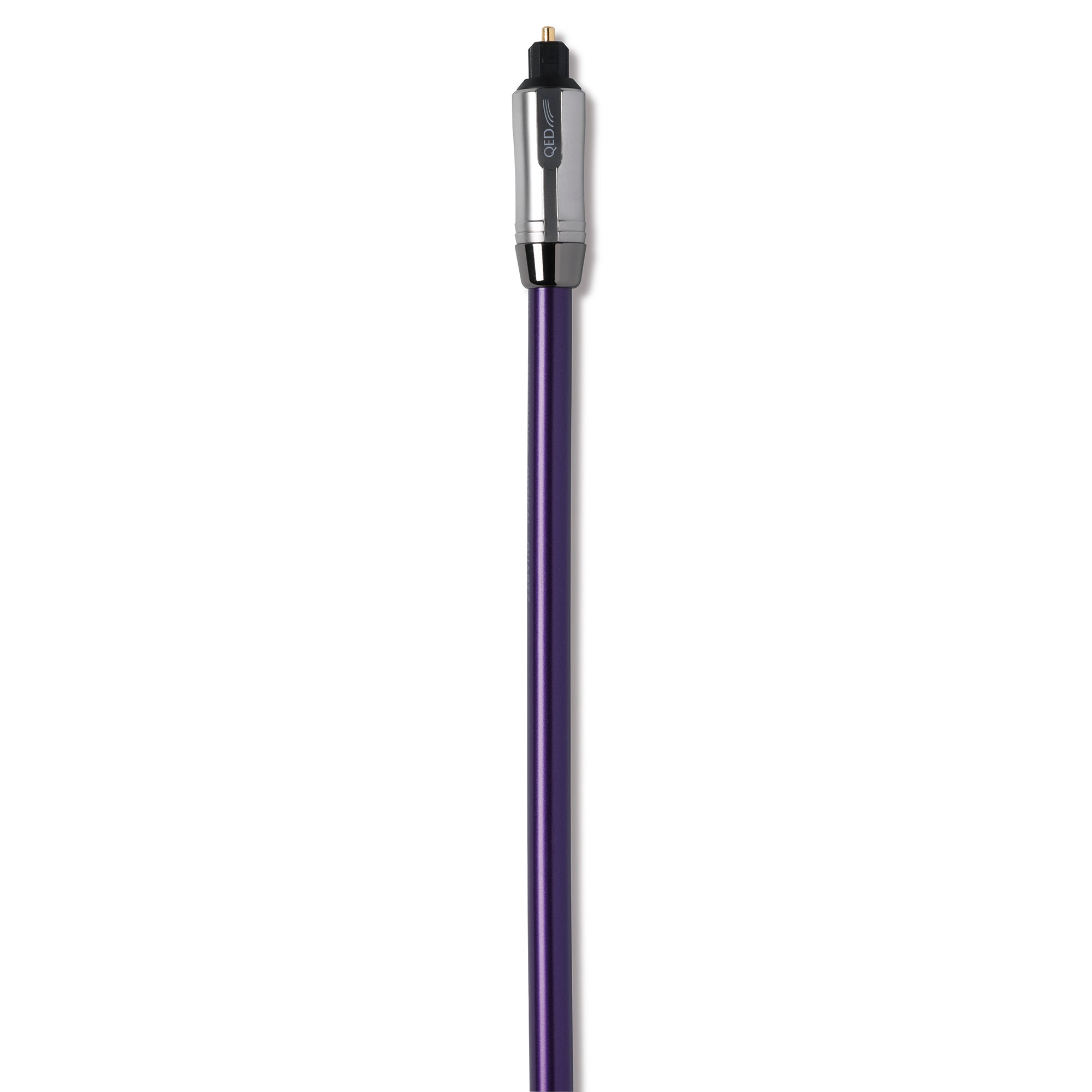 Premium QED Reference Optical Quartz Toslink Digital Audio Cable - High-Performance Fiber Optic for Home Theater, Gaming & Hi-Fi Systems