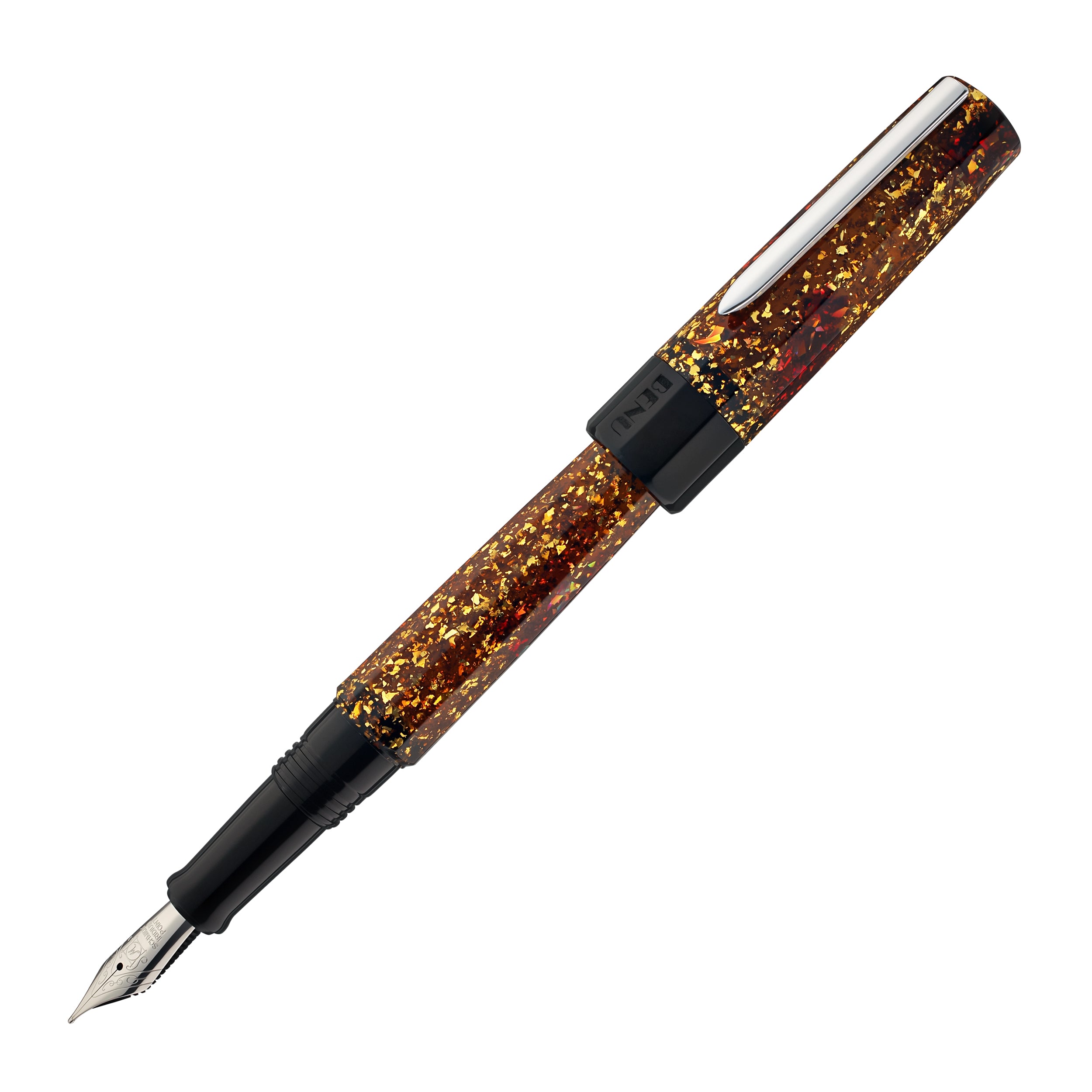 Benu Euphoria Luxury Fountain Pen - Premium Bourbon Color for Smooth Writing - Perfect for Gifts, Calligraphy & Professional Use