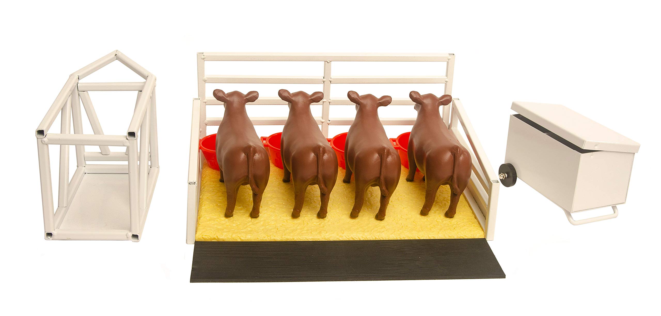 Little Buster Toys Show Steer - Brown Realistic Farm Animal Toy for Kids | Perfect for Pretend Play, Farm Themed Parties & Educational Learning