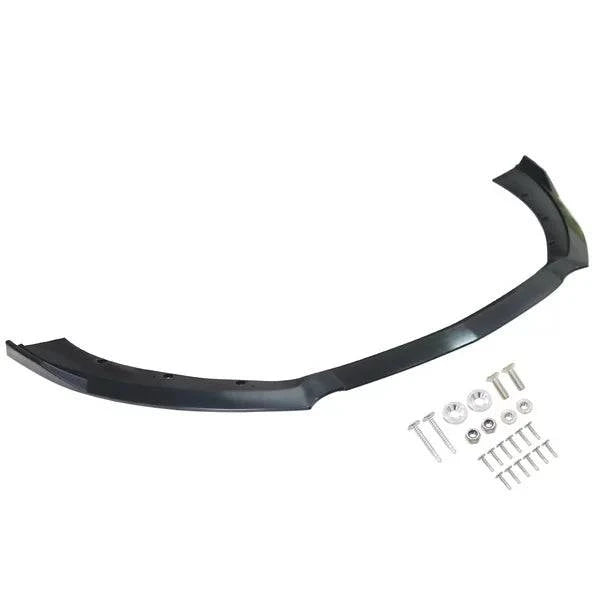 2015-2017 Ford Mustang Front Bumper Lip - 3PC Black Polyurethane Splitter for Enhanced Aerodynamics | Perfect for Street Racing & Car Shows