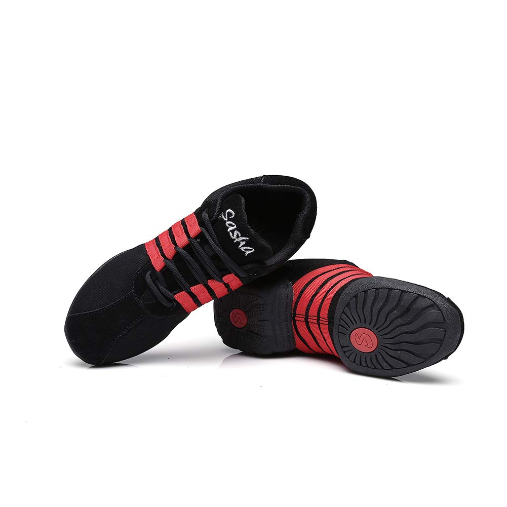 HIPPOSEUS Women's Breathable Jazz Dance Sneakers - Lightweight Modern T01 Fitness Shoes for Dance Class, Workout & Gym Training