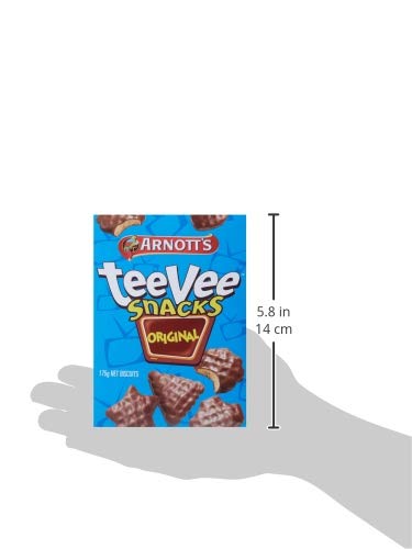 Arnott's TeeVee Snacks Original Flavor - Crunchy Cheese Crackers for Kids & Adults - Perfect for School Lunches, Movie Nights & Party Snacks