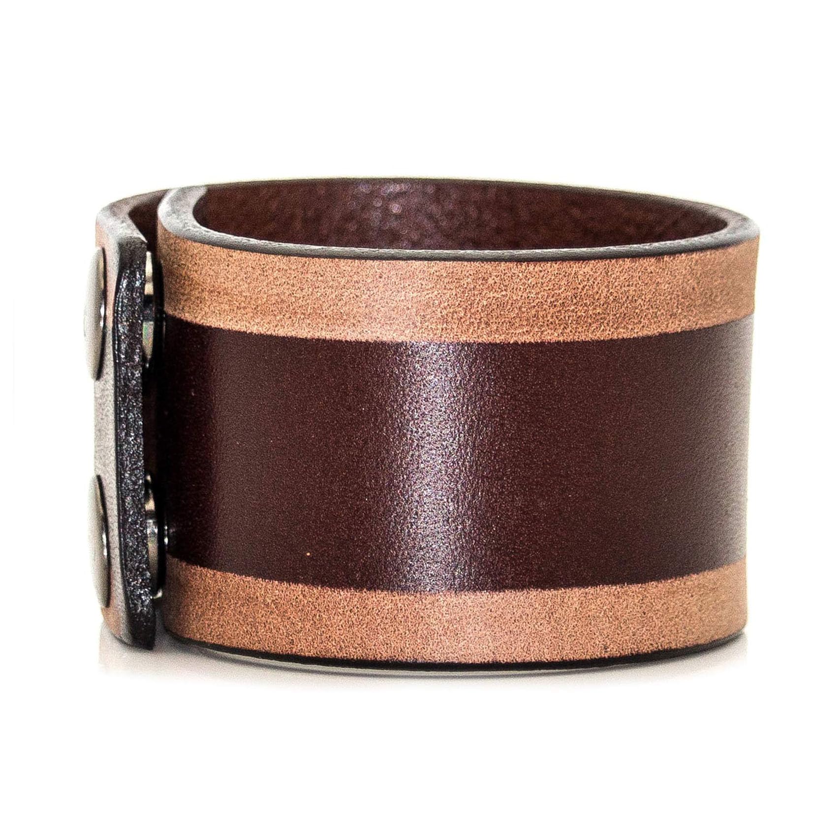 Punk Rock Adjustable Snap Wristband - Faux Leather Arm Cuff Bracelet with Print Pattern - Gothic Punk Fashion Accessory for Concerts, Festivals and Edgy Outfits