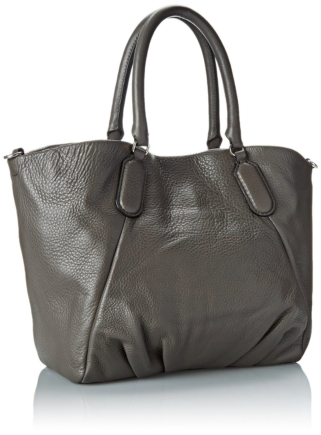 Marc by Marc Jacobs New Q Fran Shoulder Bag in Faded Aluminum - Stylish Crossbody Purse for Women, Perfect for Work, Travel & Everyday Use