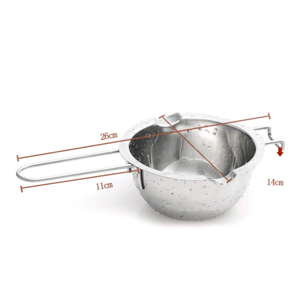 DOITOOL Stainless Steel Double Boiler Pot - Chocolate Melting Pot, Candle Making Kit, Cheese & Milk Warmer - Perfect for DIY Candles, Chocolate Melting, Candy Making & Kitchen Use