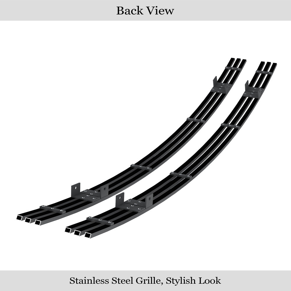 APS Black Stainless Steel Lower Billet Grille for 2005-2007 Dodge Magnum - Upgrade Front Grille for Enhanced Style & Protection (Perfect for Car Enthusiasts & Custom Builds)