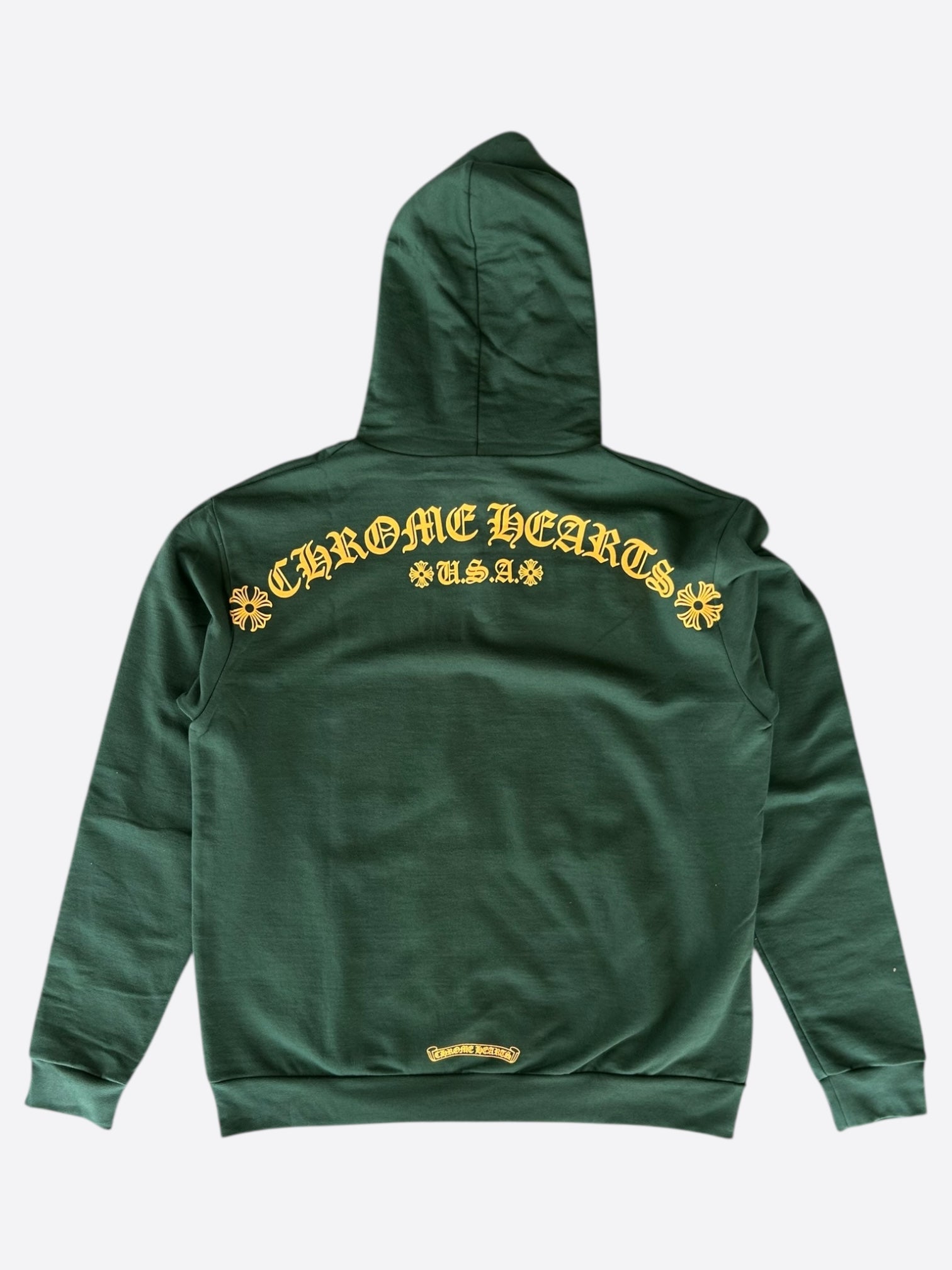 Chrome Hearts Green & Yellow T Bar Logo Hoodie - Stylish Streetwear for Men & Women | Perfect for Casual Outfits, Street Fashion & Urban Lifestyle