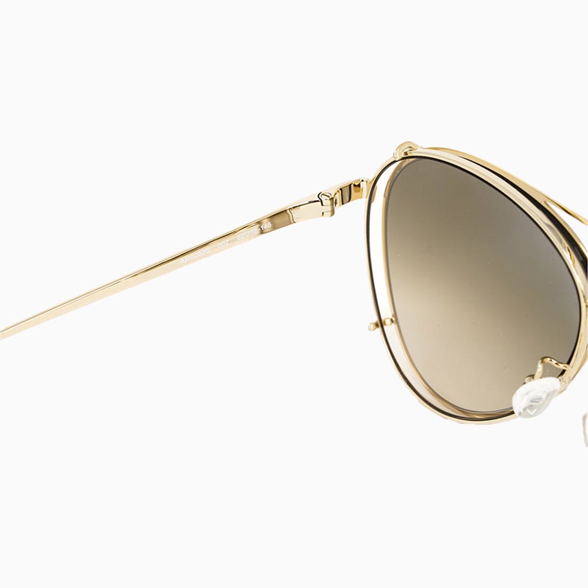 Alexander McQueen Pilot Gold Metal Sunglasses - Luxury Aviator Sunglasses for Men & Women - UV Protection - Perfect for Driving, Travel & Fashion