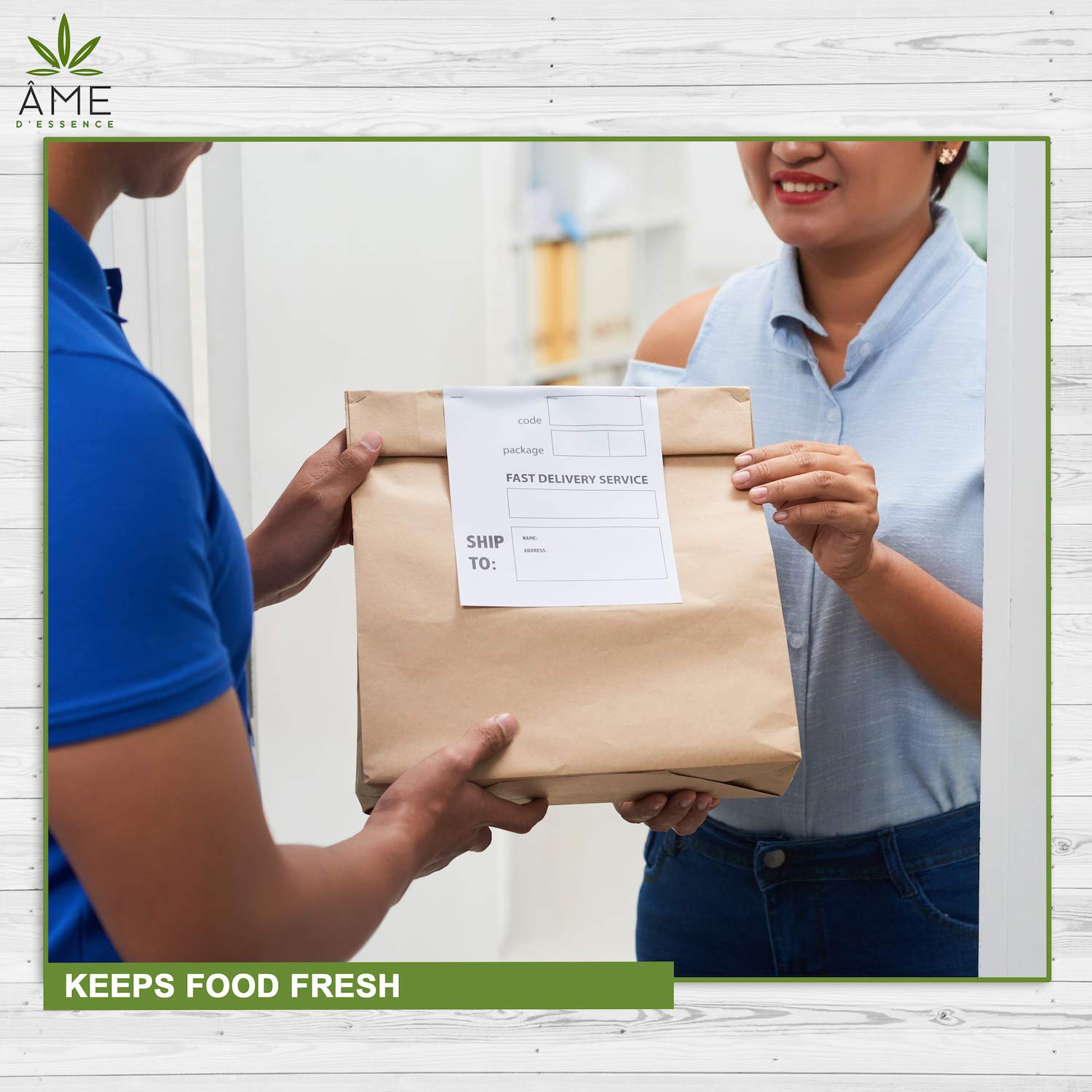 12-25 Pack Kraft Brown Paper Bags - 7.5