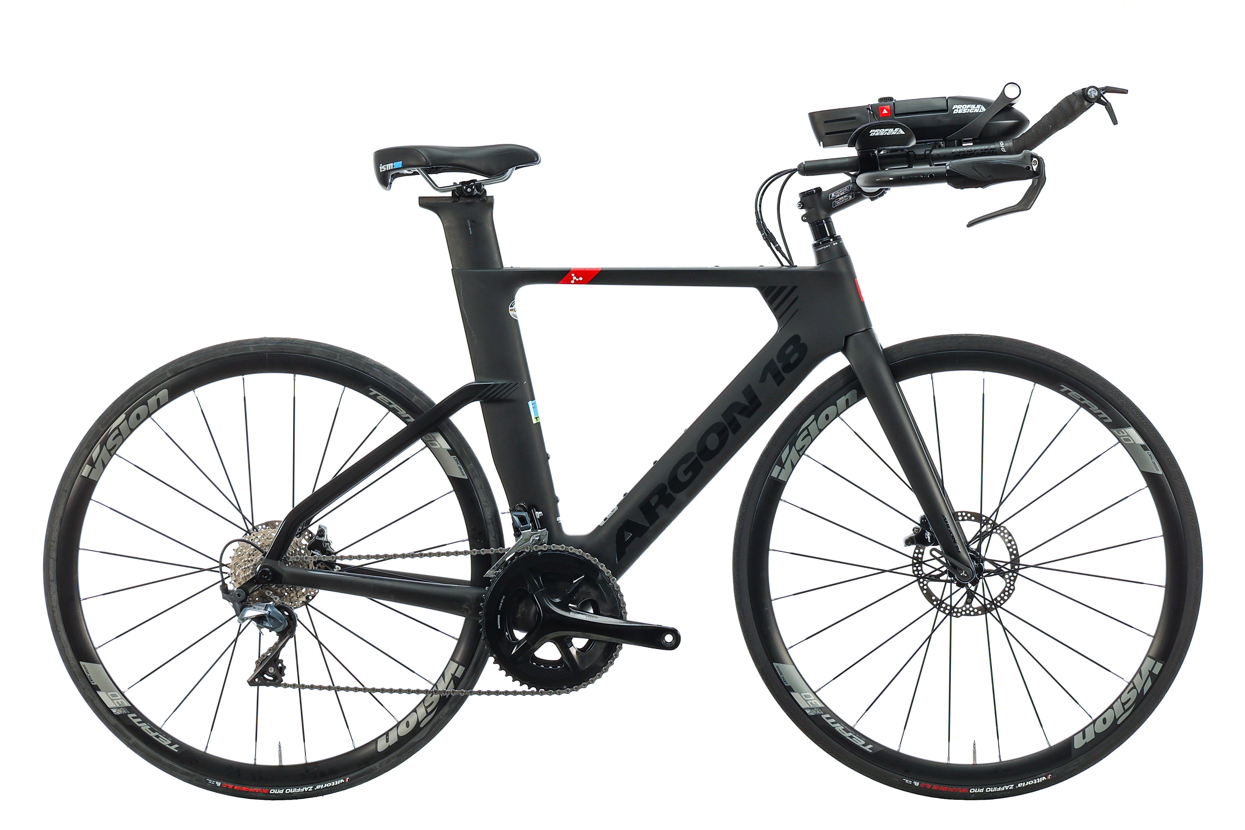 Argon 18 E 117 Tri Time Trial Bike 2020 - Medium Carbon Triathlon Road Bike for Competitive Racing & Endurance Training | Perfect for Triathlons, Time Trials & Road Cycling Events