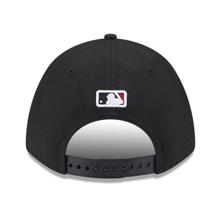 New Era 9Forty M Crown Arizona Diamondbacks Snapback Adjustable Baseball Cap - Black | MLB Fan Gear for Men & Women | Perfect for Games, Tailgating & Everyday Wear