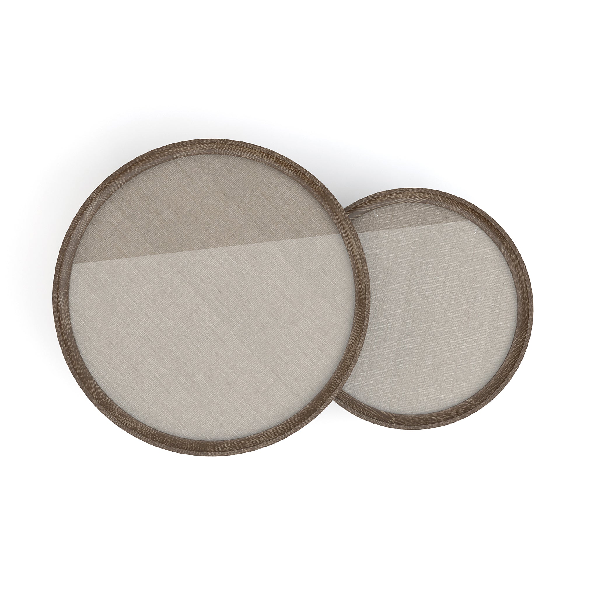 28 Inch Round Cocktail Table with Woven Jute Top - Modern Rattan Coffee Table for Living Room, Patio & Outdoor Use - Stylish Side Table for Drinks & Decor