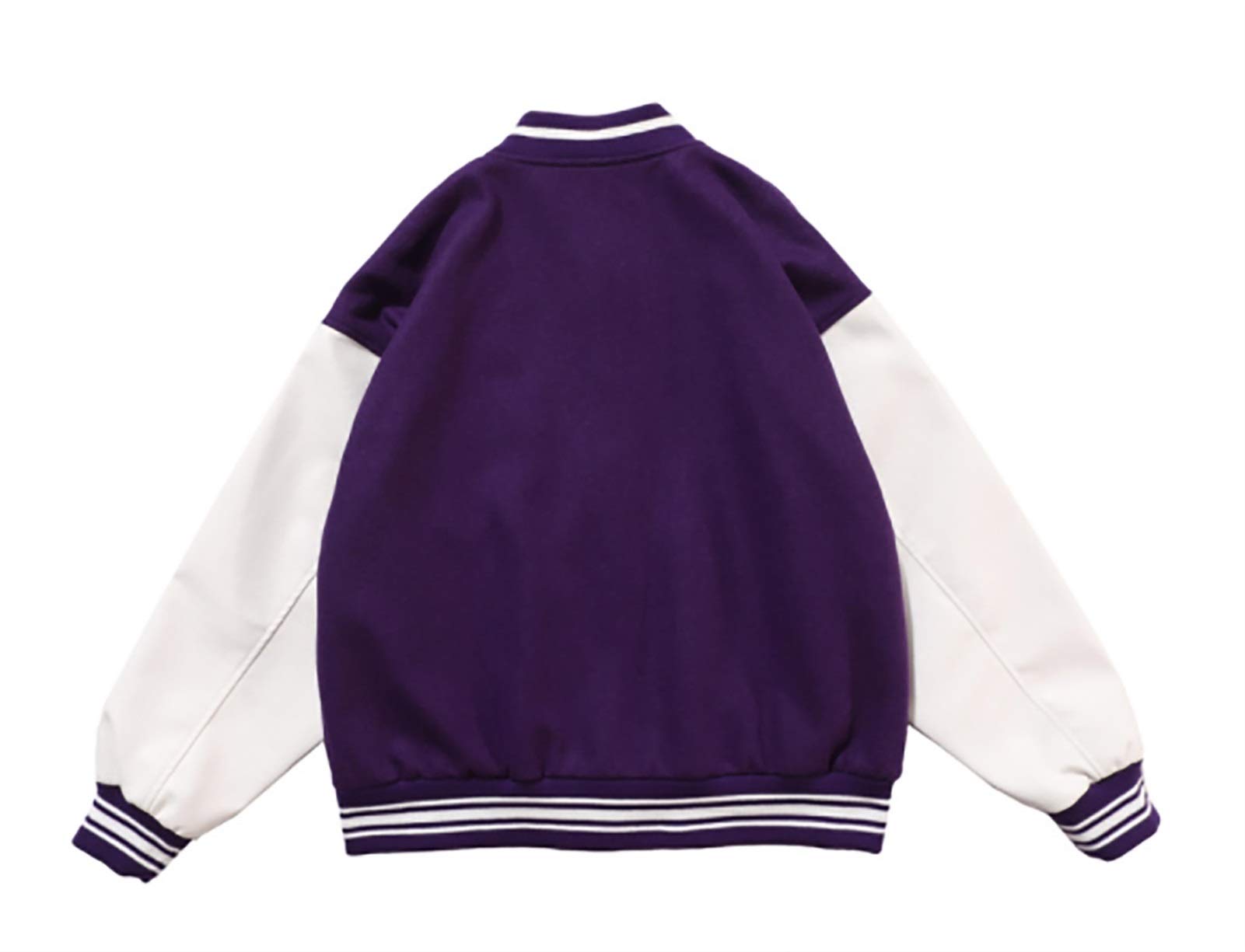 Unisex Varsity Baseball Jacket for Women & Men - Stylish College Sweatshirt Jacket for Casual Wear, Sports & Outdoor Activities