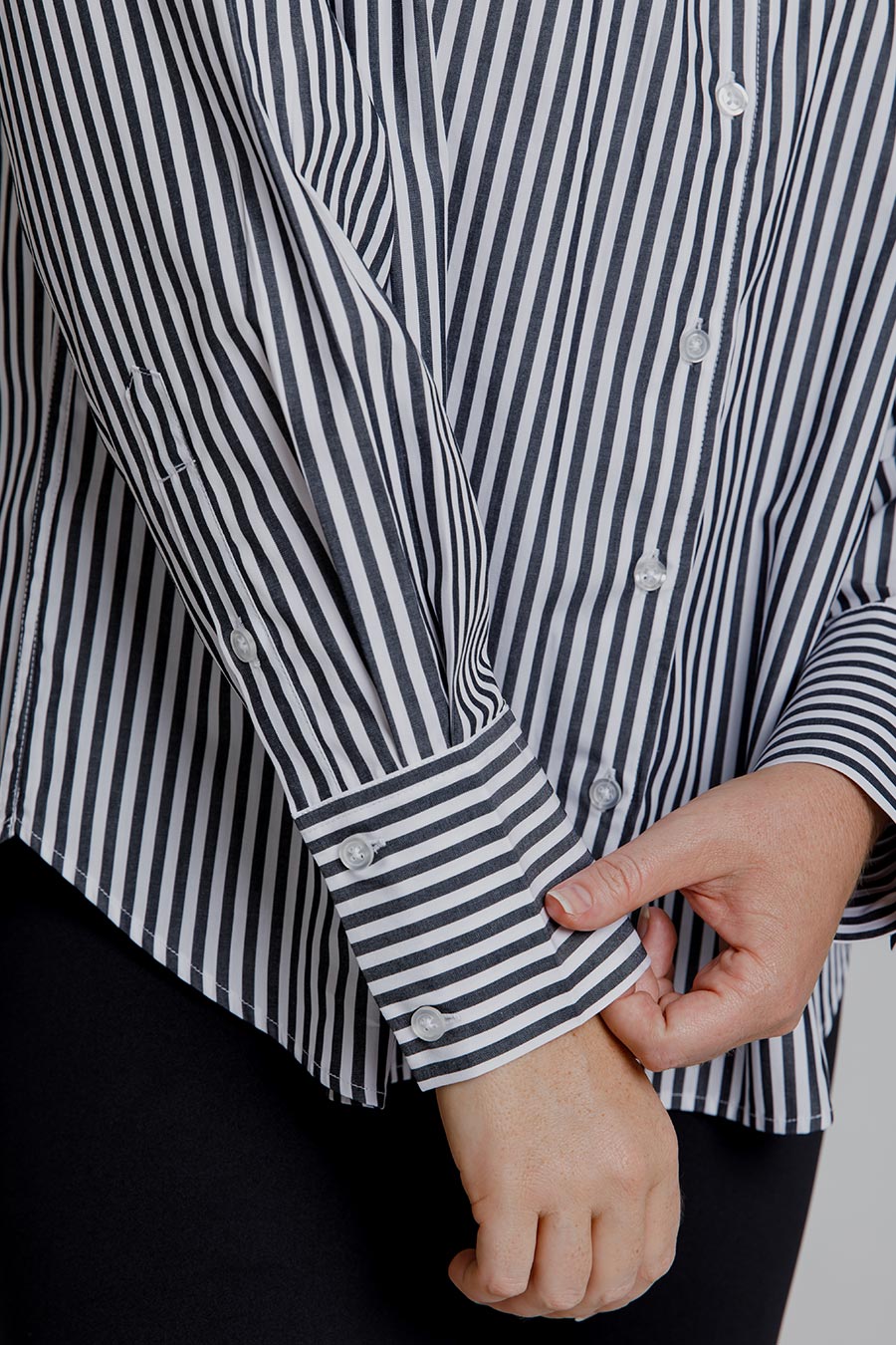 Premium Black Stripe Everyday Shirt for Men & Women | Comfortable Casual Wear for Office, Travel & Daily Outfits