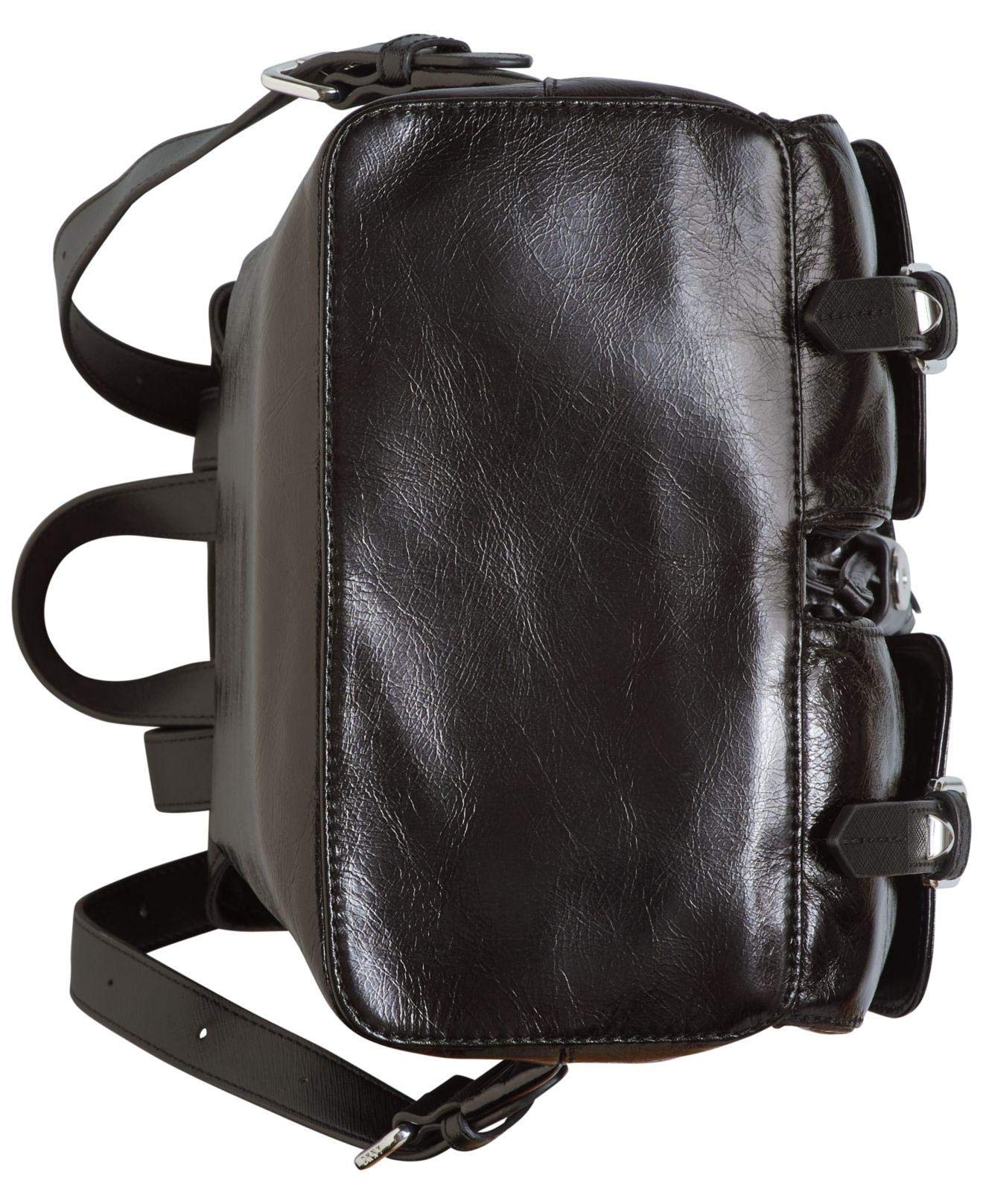 DKNY Naomi Backpack for Women - Stylish Black Leather Backpack Purse, Perfect for Work, Travel & Everyday Use