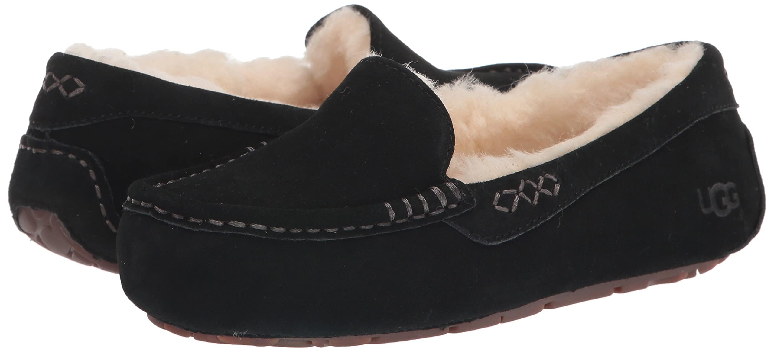 UGG Women's Ansley Slippers - Cozy Indoor/Outdoor House Shoes with Plush Fleece Lining for Winter Comfort - Perfect for Lounging at Home, Running Errands & Cold Weather Wear