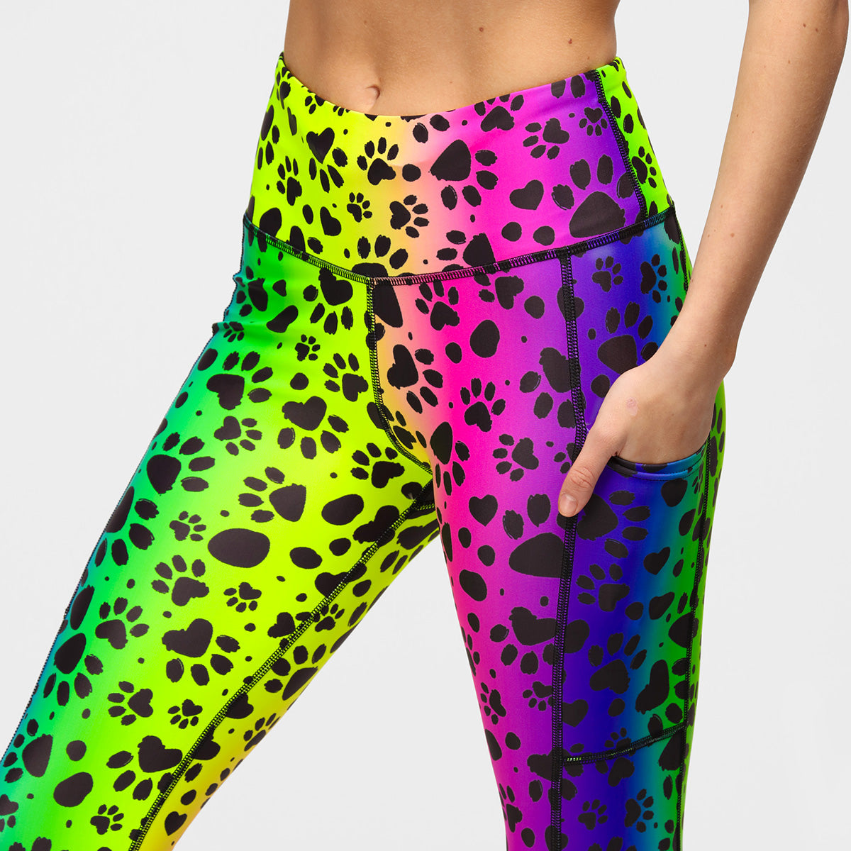 Pawfect Rainbow Capri - Colorful Pet Bandanas for Dogs & Cats - Perfect for Parties, Photos & Outdoor Adventures