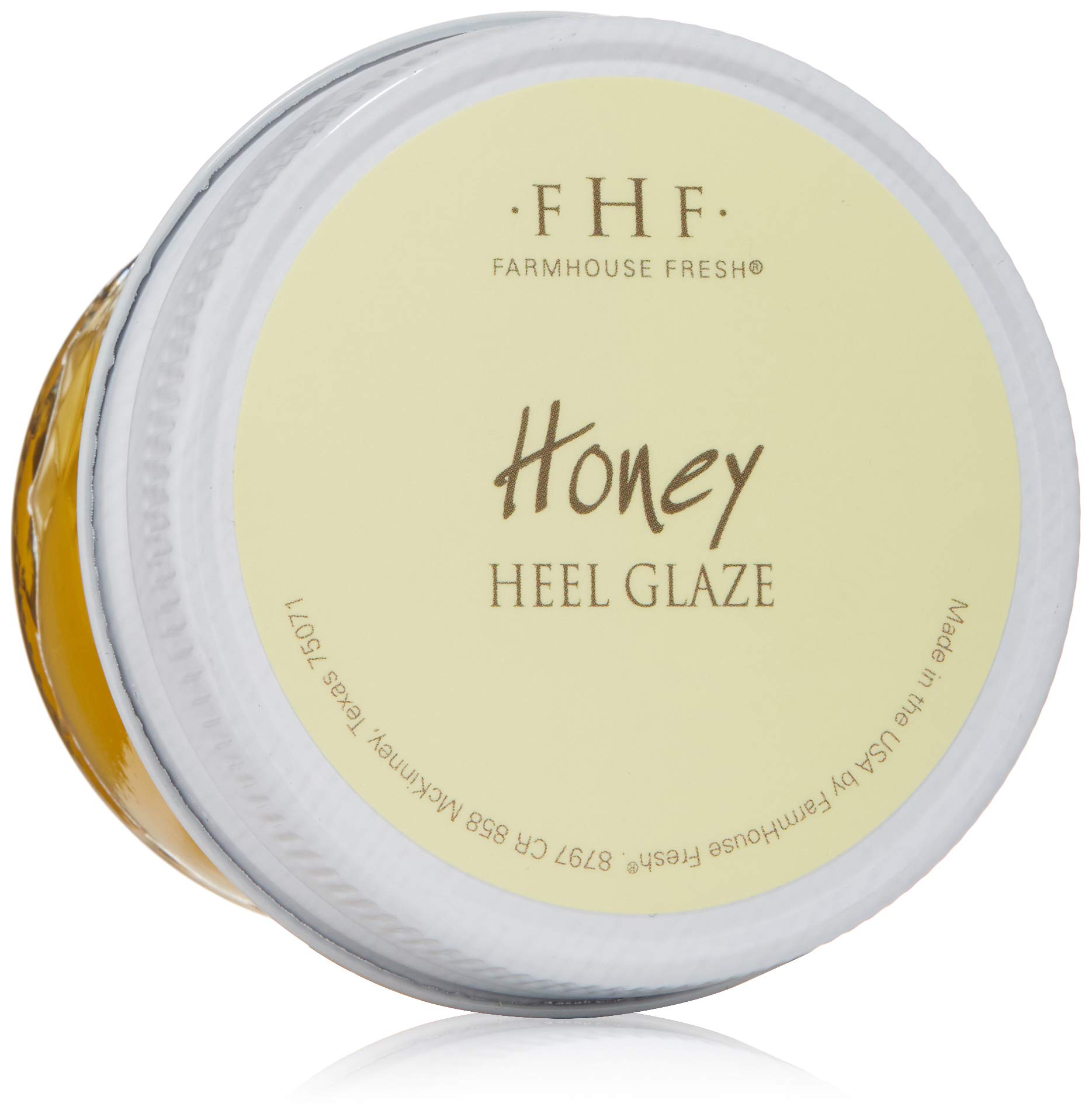 FarmHouse Fresh Honey Heel Glaze - 3 Fl Oz Moisturizing Foot Cream for Dry Cracked Heels | Deep Hydration & Healing | Perfect for Pedicures, At-Home Foot Care & Overnight Treatment