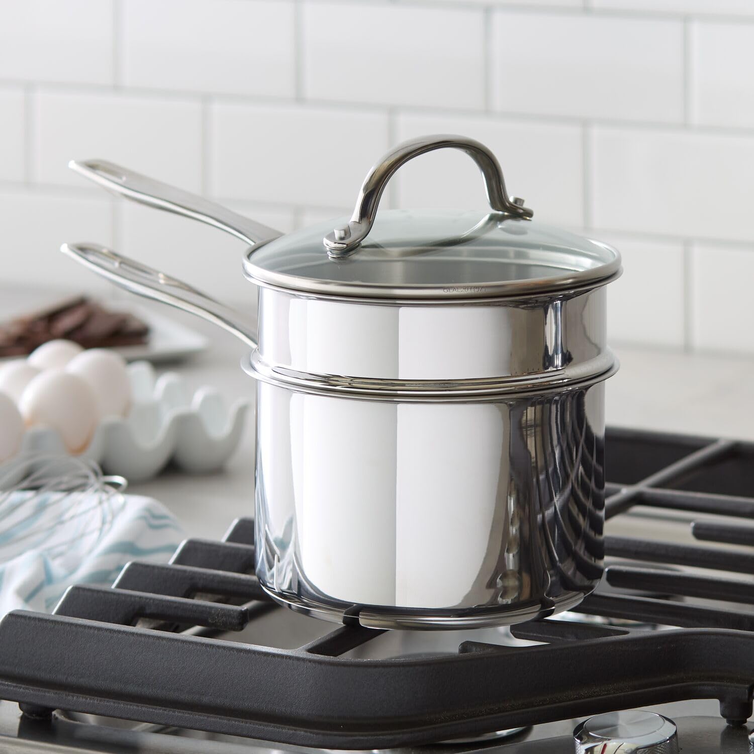 Sur La Table 2qt Stainless Steel Double Boiler for Baking & Cooking