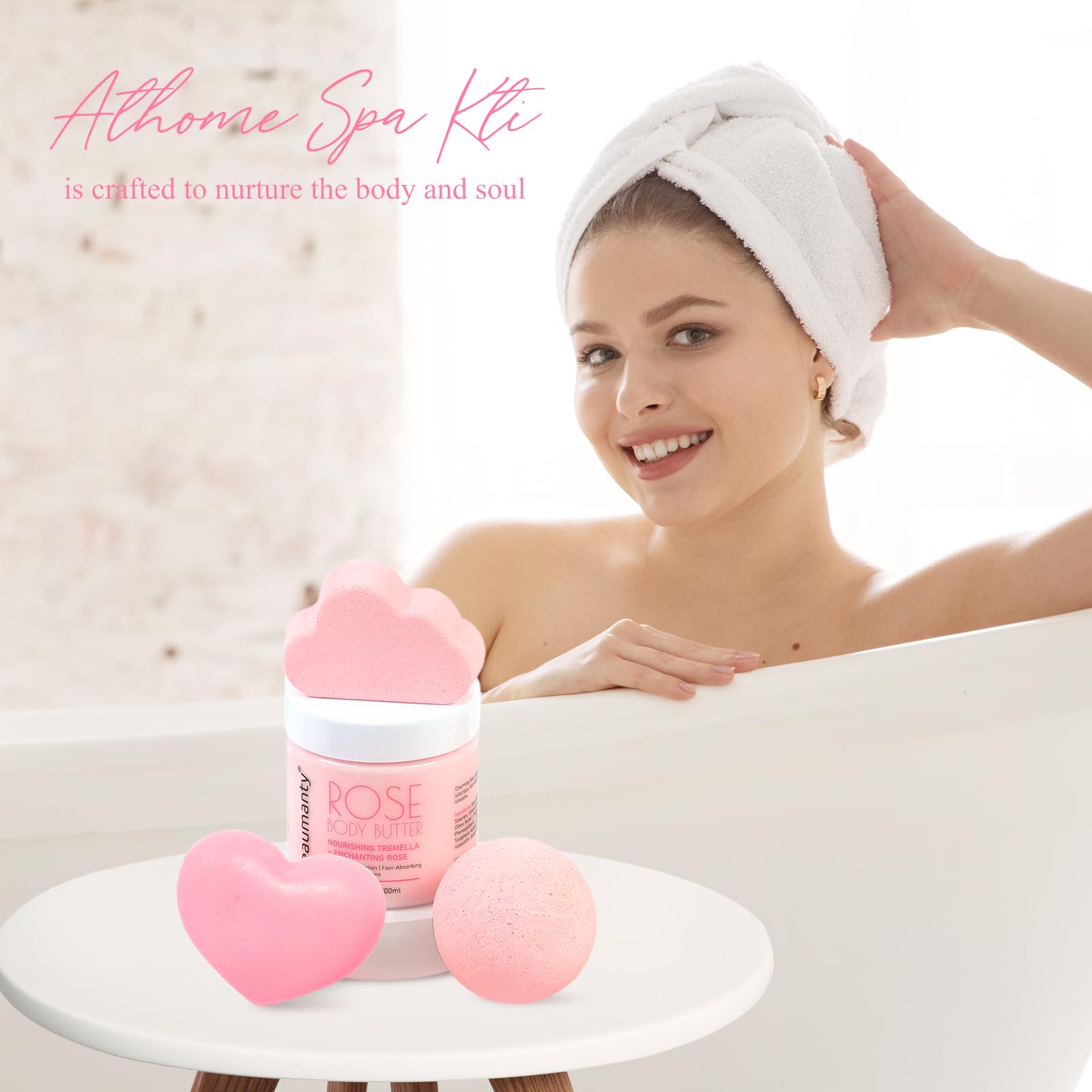 Valentine's Day Spa Gift Basket Set for Women - Perfect Gift for Mom, Wife, Girlfriend, Sister | Birthday, Christmas, Mother's Day & Wedding Present | Relaxation & Self-Care Luxury Gift Box | Ideal for Anniversary, Get Well Soon & Pampering Treats at Home
