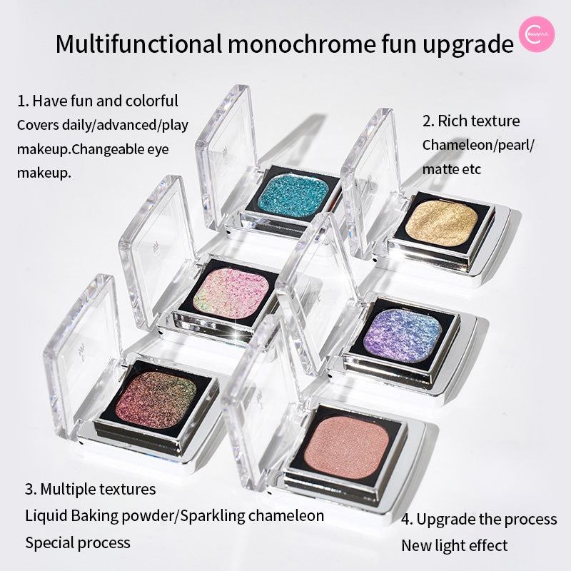 CHEERYEP Chameleon Multi-Use Glow Pot - Versatile Single Eyeshadow for Day & Night Makeup, Highlighter & Body Glow | Perfect for Parties, Festivals & Special Occasions