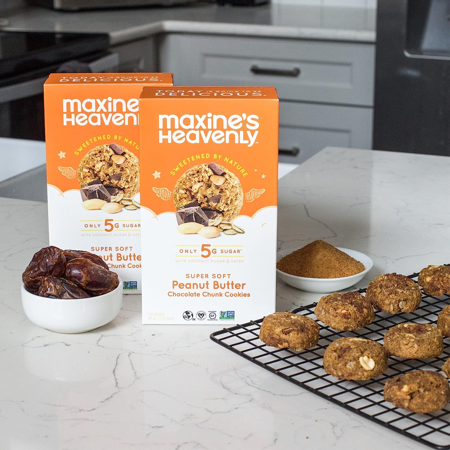 Maxine's Heavenly Cookie Peanut Butter Chocolate Chunk - 7.2 oz (Pack of 8) | Gourmet Cookies for Gifting, Parties & Snacking | Indulgent Dessert Treat for Holidays & Office Break Rooms