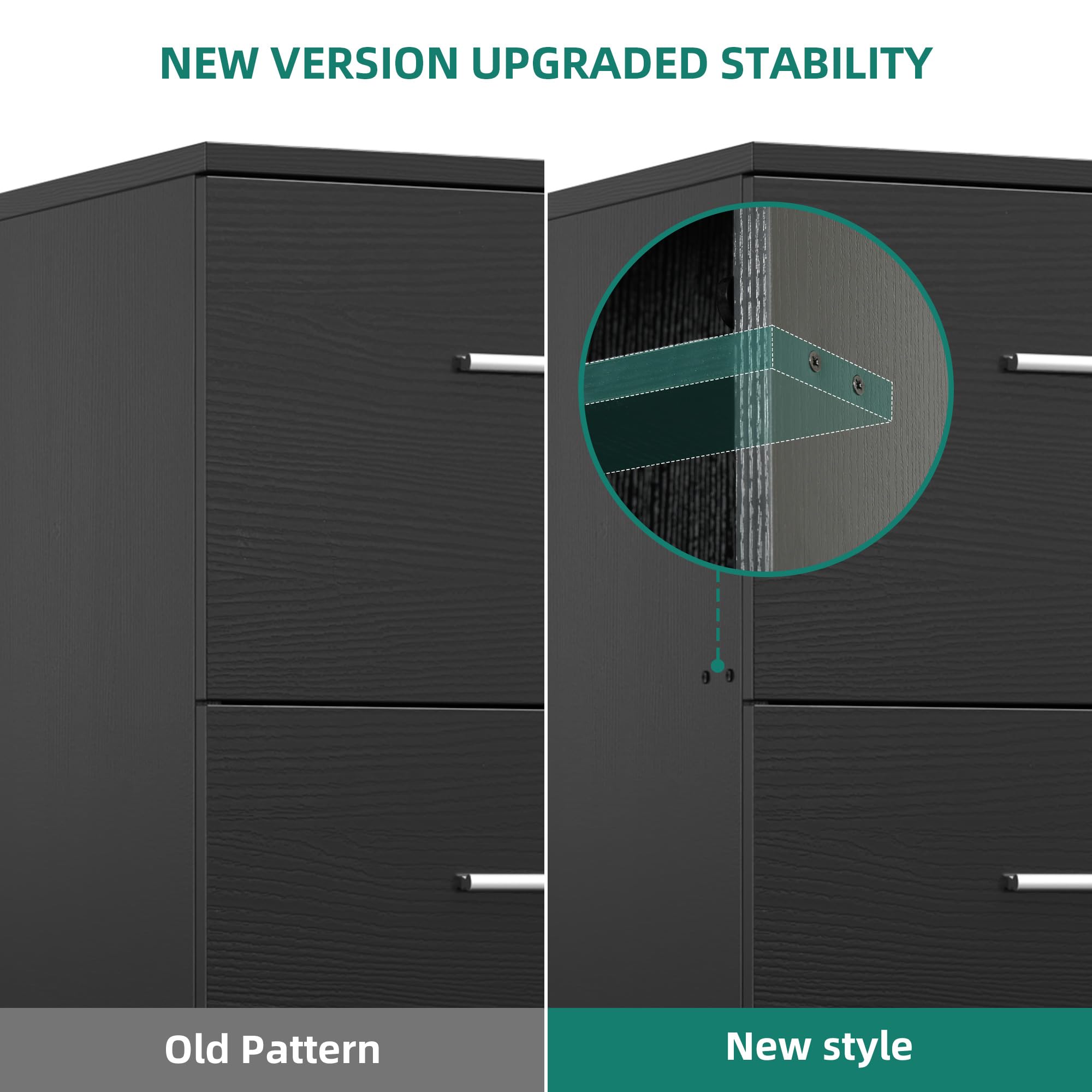 YITAHOME 4-Drawer Lockable Office File Cabinet - 131cm Vertical A4 Document Storage Cabinet for Home & Office - Easy Assembly for Secure File Organization & Office Supplies Storage