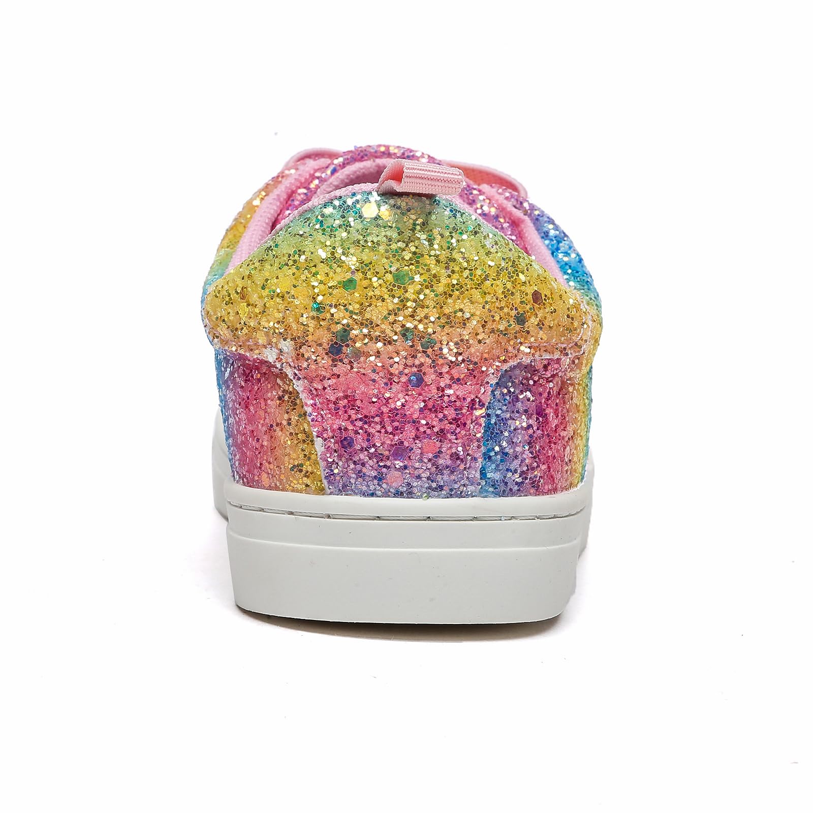 **Bernal Sparkle Glitter Sequin Sneakers for Toddler, Little & Big Kids – Slip-On School Shoes for Boys & Girls – Comfortable Low-Top Walking Shoes – Perfect for School, Play & Special Occasions**